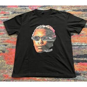 Young Thug Thugger Big Face Graphic Concert Merch T-Shirt Men's Medium
